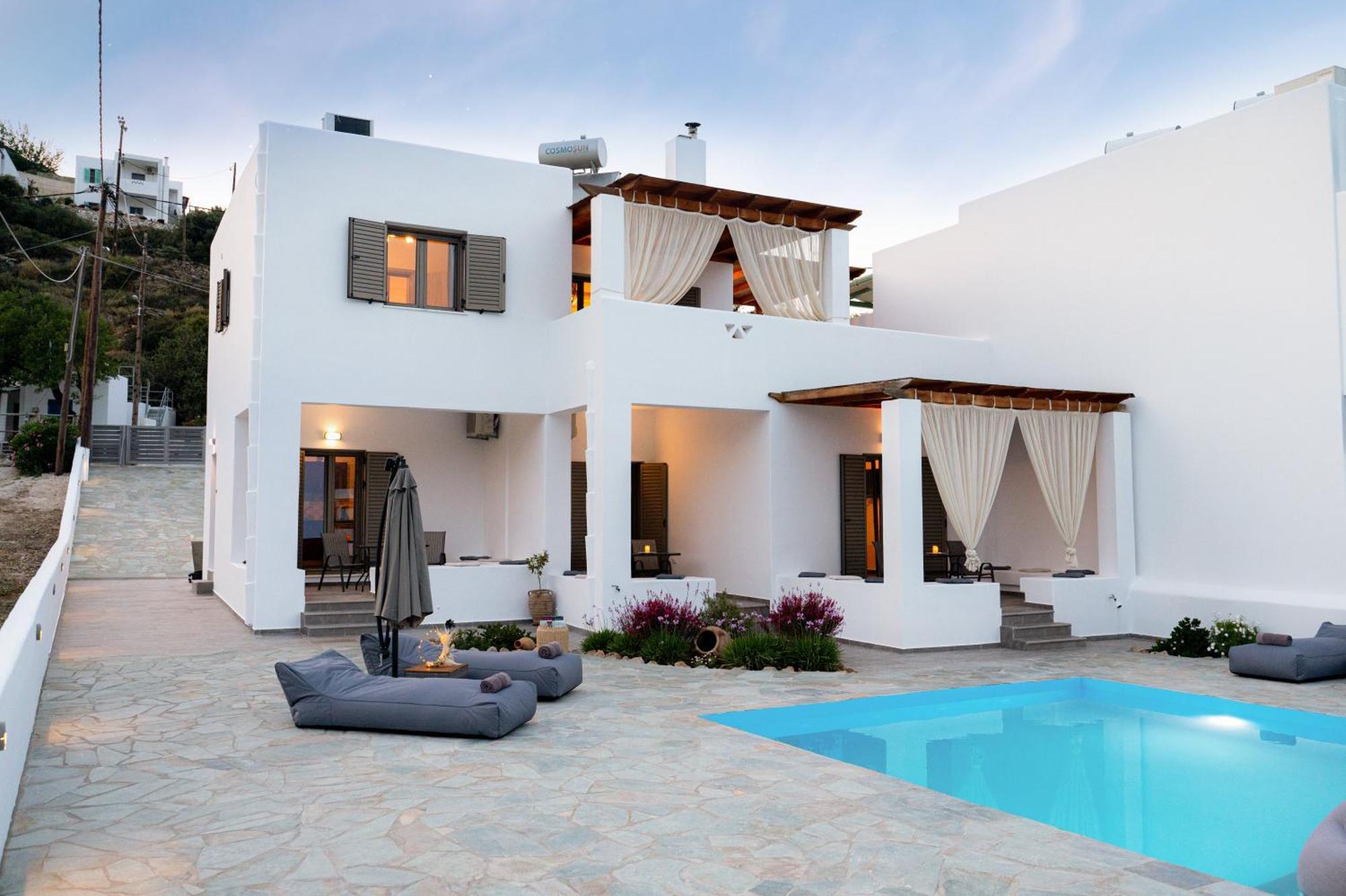 Villa Sea And Sun Kalamitsa Exterior foto